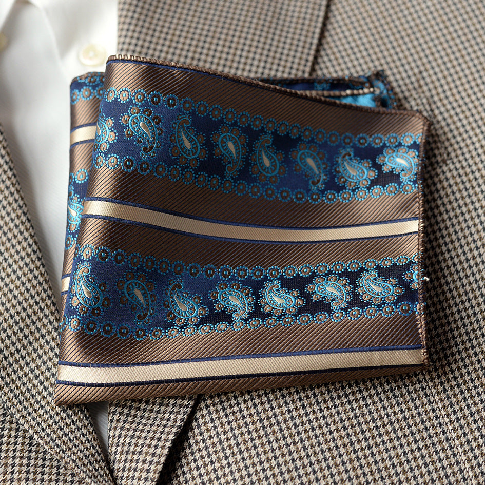 8.6x8.6" Pocket Squares for Men Mens Handkerchiefs for Wedding Business Banquet Suit Accessories