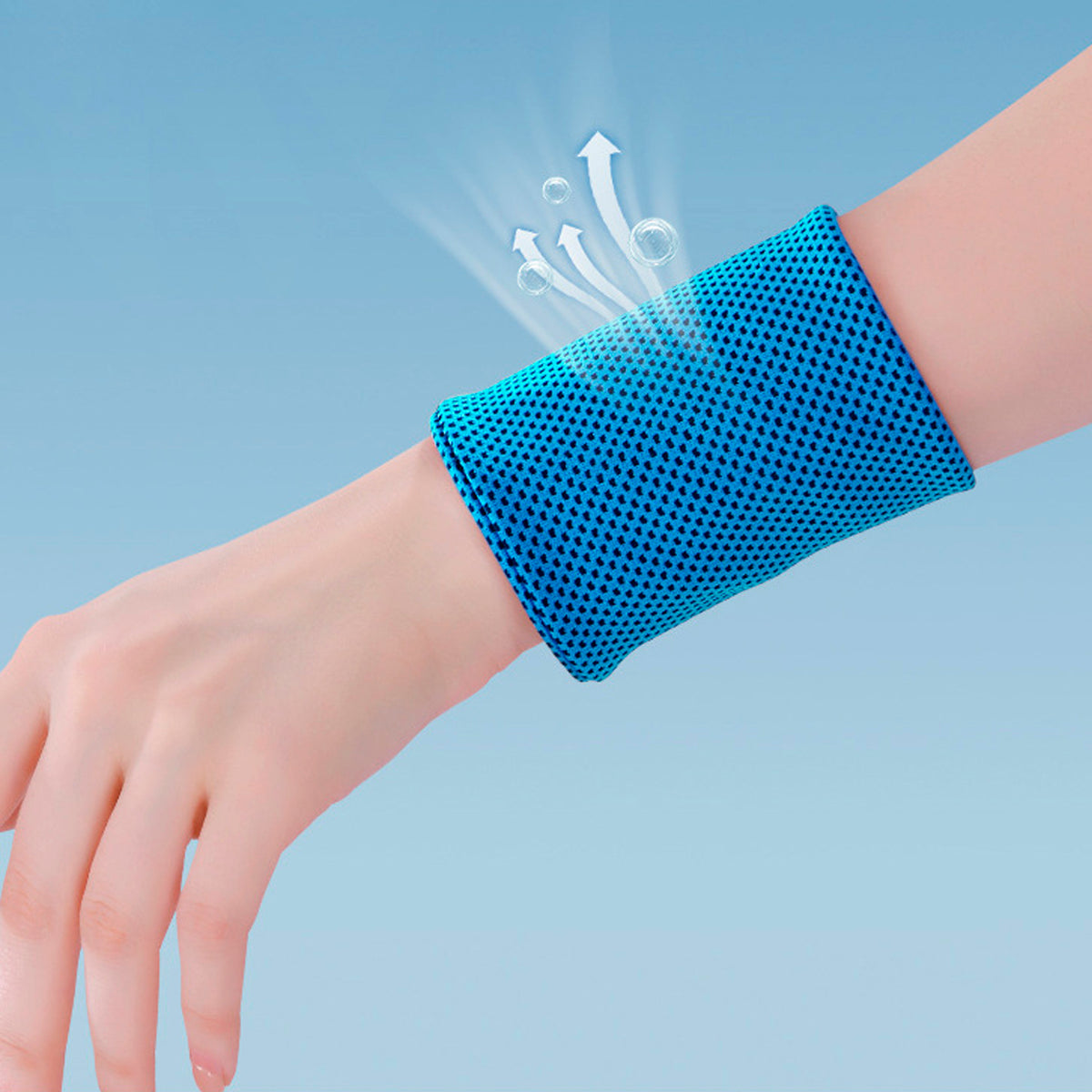 Cooling Wristbands Exercise Wrist Sweatband - Size M