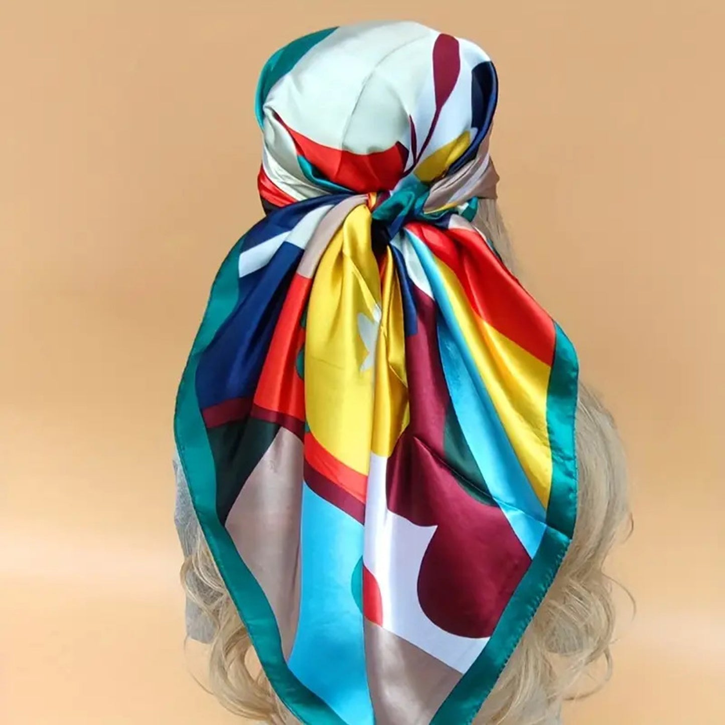 Custom 36" x 36" Satin Finish Bandana Square Scarf