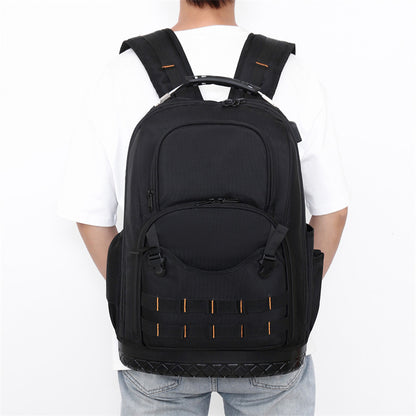 Tool Backpack, Heavy-Duty Tool Bag with Padded Shoulder