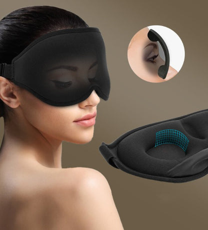 3D Weighted Eye Mask Blocking Lights Sleeping Mask