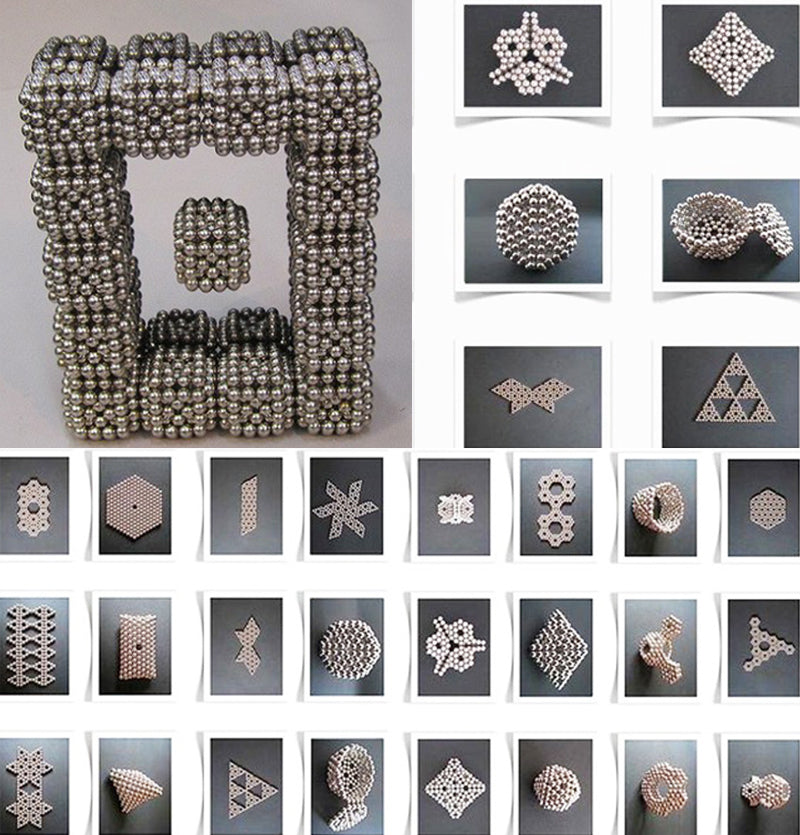 3 mm Silver Magnet Building Balls (216 pcs)