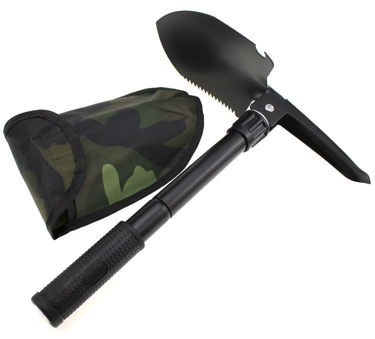Multifunctional Folding Engineer Shovel Small Folding Shovel / Pickaxe Camping Folding Shovel