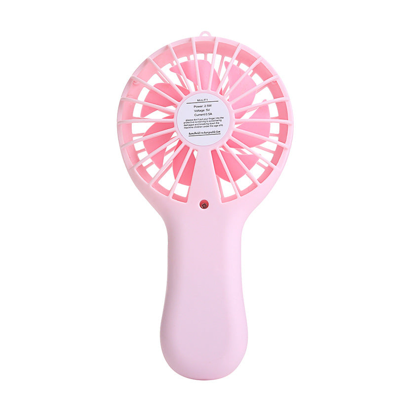 Rechargeable Mini Handheld Fan Phone Holder With Adjustable Wind Speed