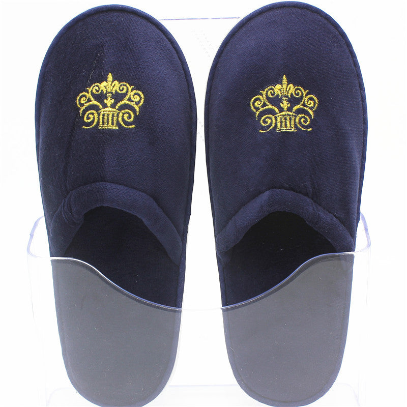 Hotel Thicken Velour Non-Scratch Flip Flop