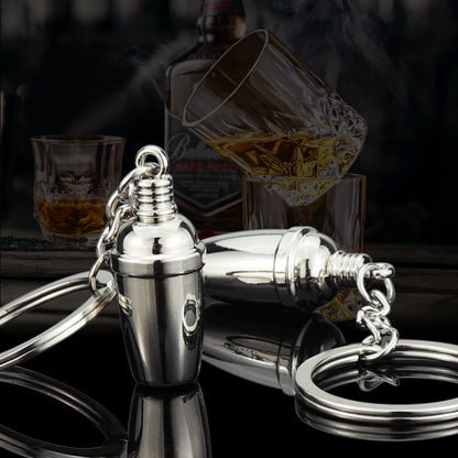 Cocktail Shaker Keychain