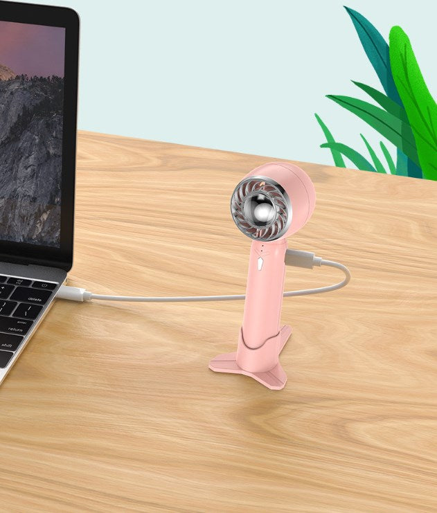 Portable Handheld Fan Small Fan USB Rechargeable Personal Hand Held Fan