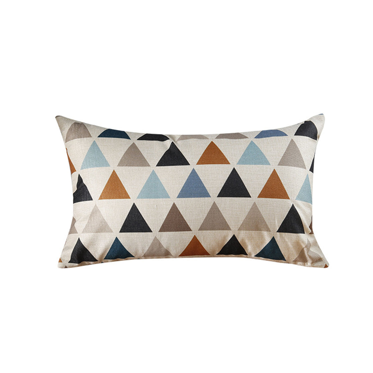 Full Printed 14 x 20" Premium Square Linen Throw Pillowcase With Hidden Zipper