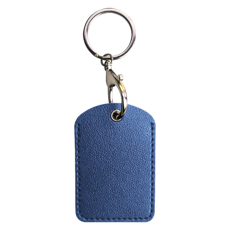 Small Rectangle PU Keytag Case PU Card Case Card Holder Access Control Card Sleeve