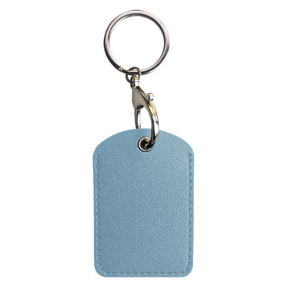Small Rectangle PU Keytag Case PU Card Case Card Holder Access Control Card Sleeve