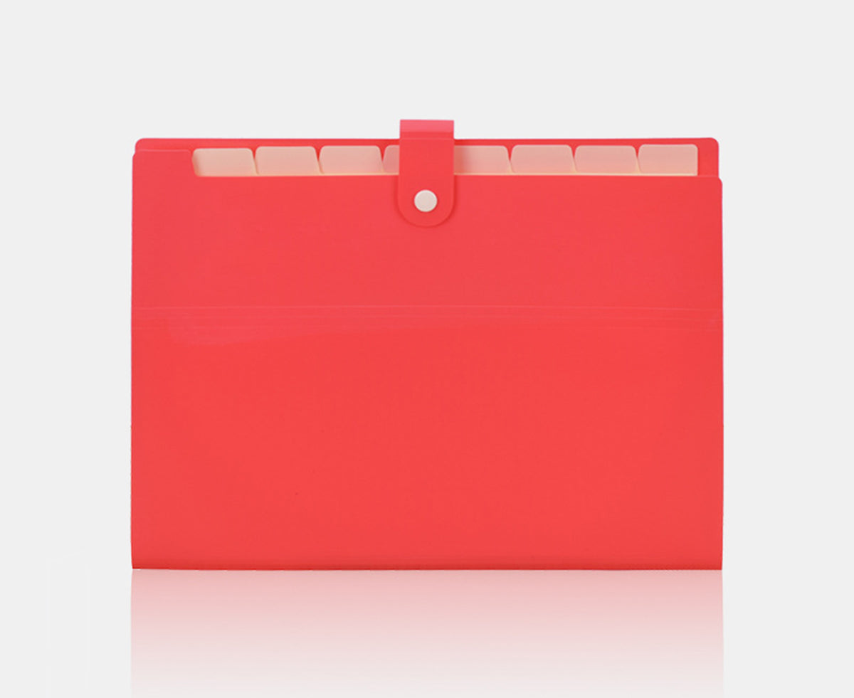 Expanding File Folder, 8 Pocket Cute Folders with Labels Letter Size Accordion File Organizer