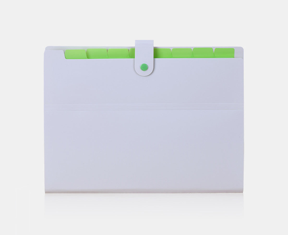 Expanding File Folder, 8 Pocket Cute Folders with Labels Letter Size Accordion File Organizer