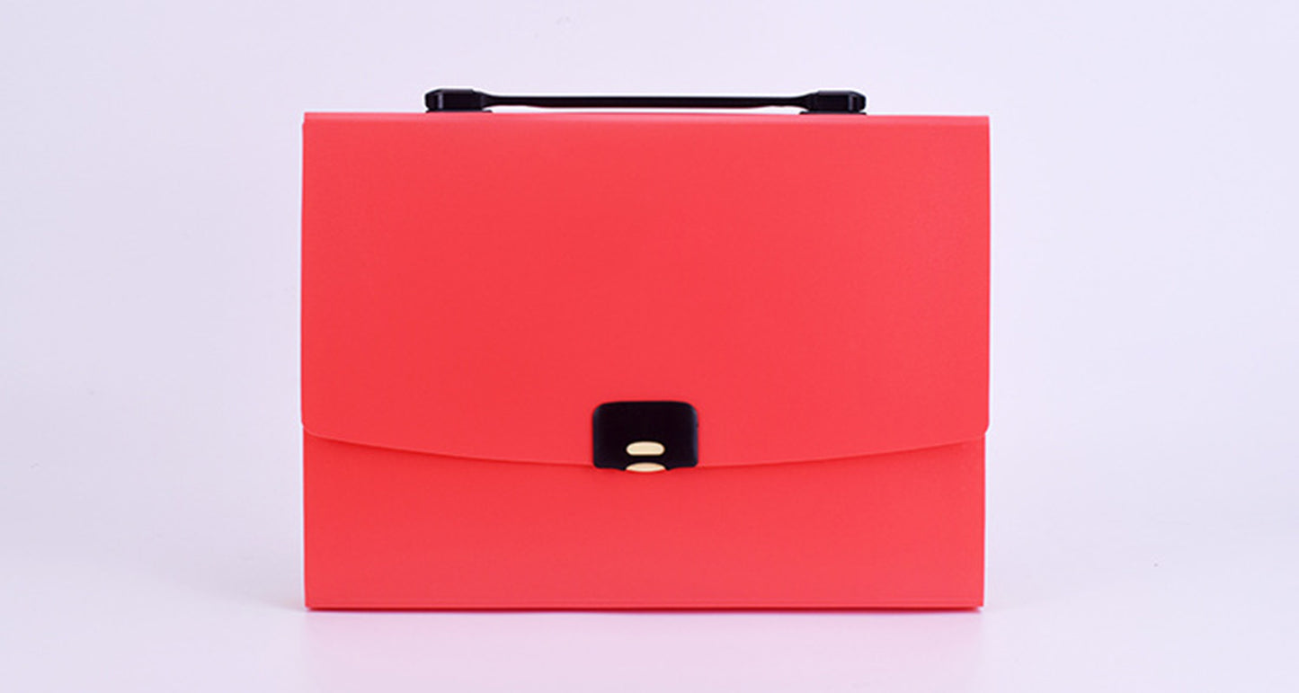 Portable 12 Pockets Expanding File Folder Accordion Document Organizer Letter A4 Paper Size Storage