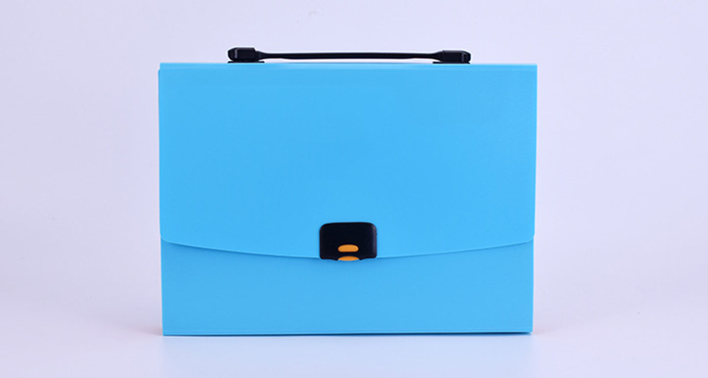 Portable 12 Pockets Expanding File Folder Accordion Document Organizer Letter A4 Paper Size Storage