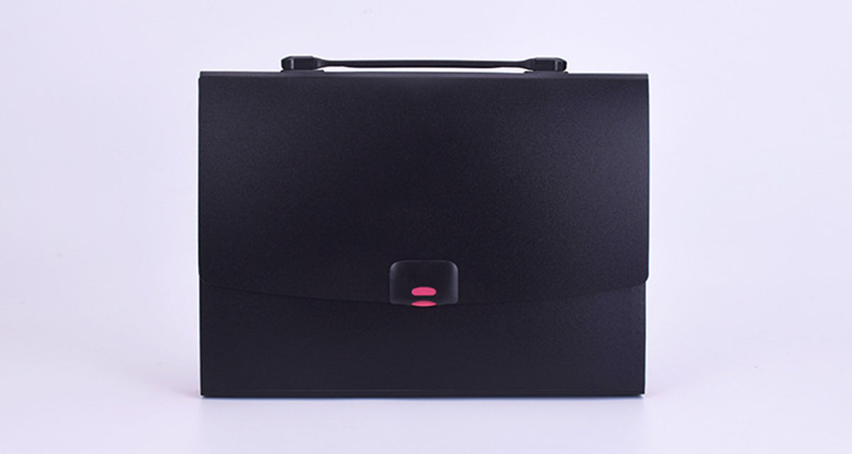 Portable 12 Pockets Expanding File Folder Accordion Document Organizer Letter A4 Paper Size Storage