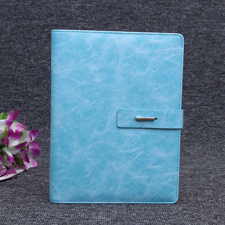 PU Cover Loose-Leaf Binder 90 Pages Notebook