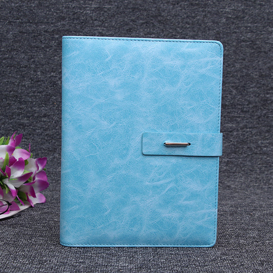PU Cover Loose-Leaf Binder 90 Pages Notebook