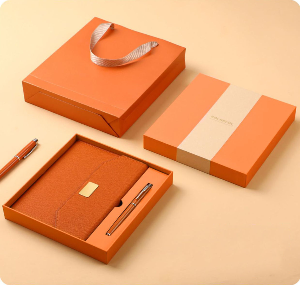 Multifunctional Loose-leaf A5 Notebook W/ Pen Packing Box Packing Bag