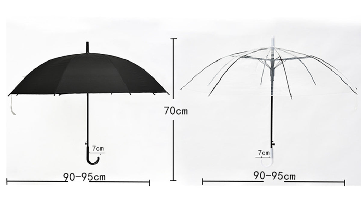 Clear Umbrella Wedding Style Stick Umbrellas Large Canopy Windproof Bulk Auto Open Umbrella