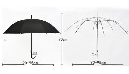 Clear Umbrella Wedding Style Stick Umbrellas Large Canopy Windproof Bulk Auto Open Umbrella
