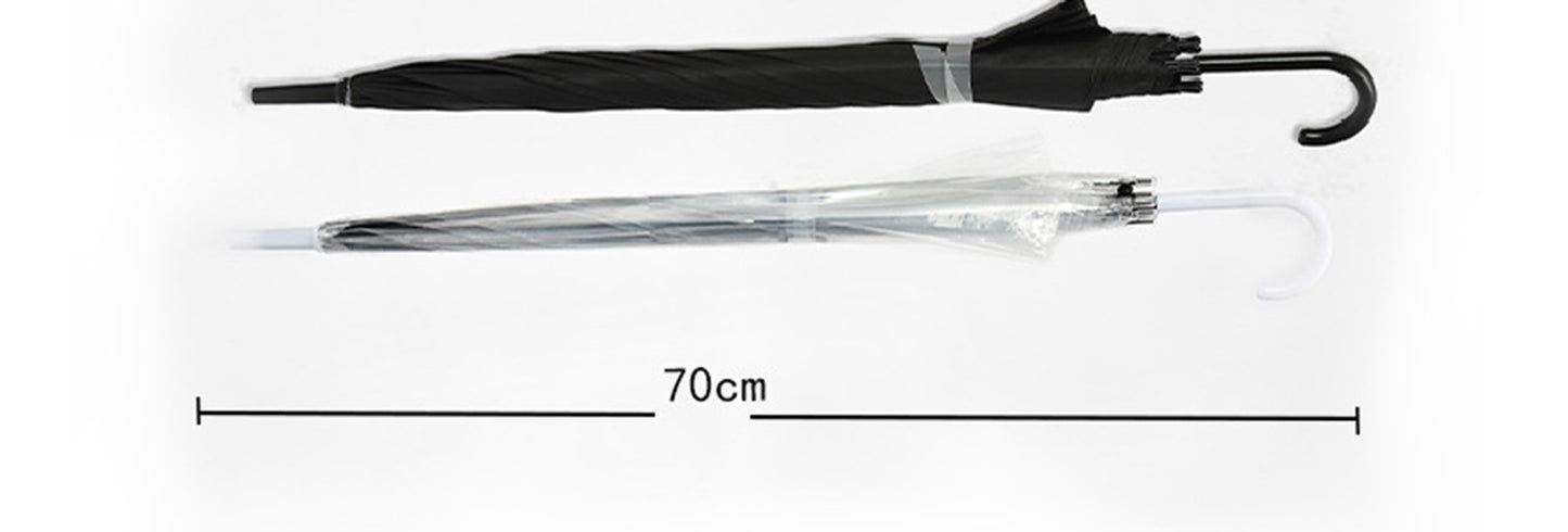 Clear Umbrella Wedding Style Stick Umbrellas Large Canopy Windproof Bulk Auto Open Umbrella