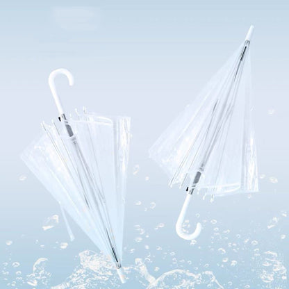 Clear Umbrella Wedding Style Stick Umbrellas Large Canopy Windproof Bulk Auto Open Umbrella