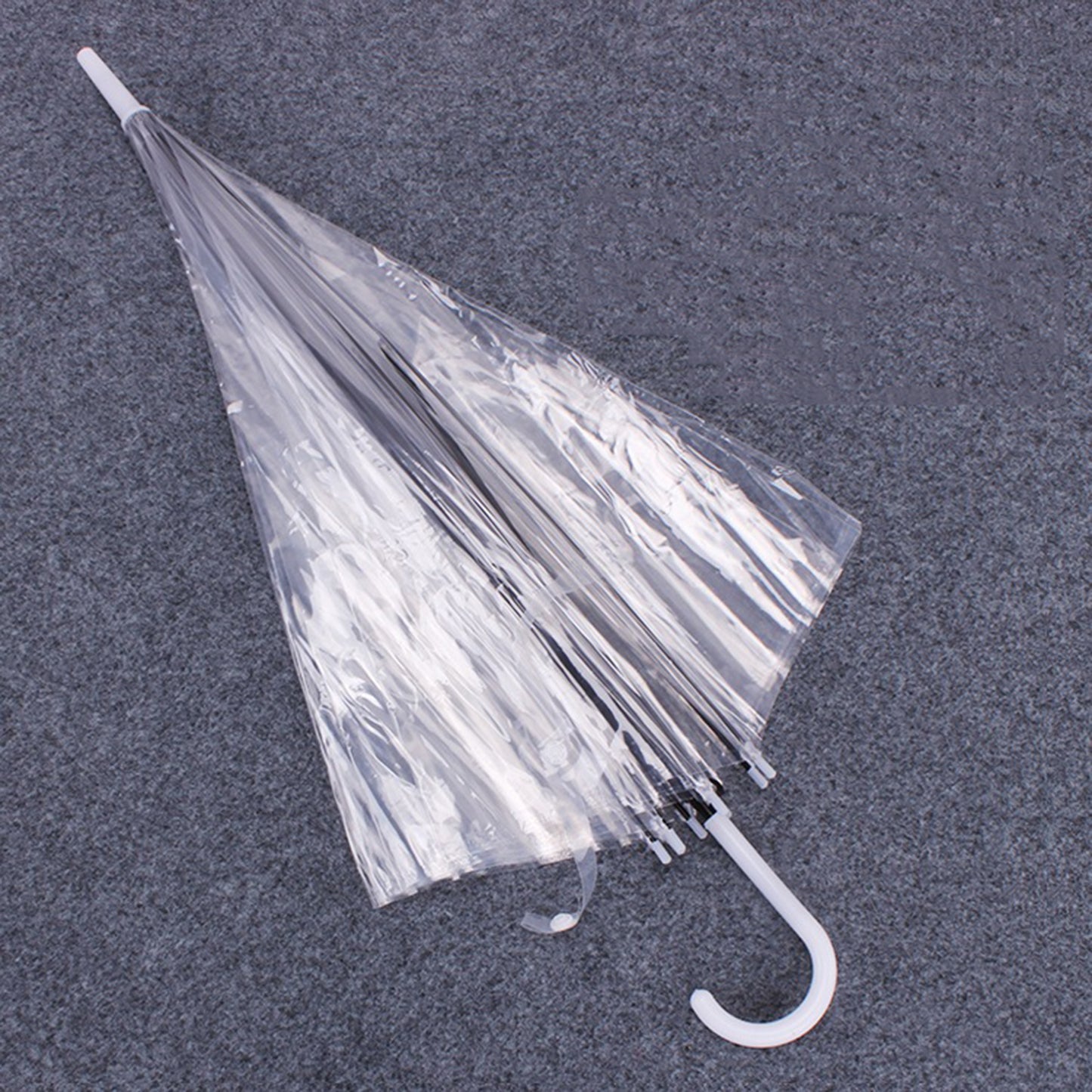 Clear Umbrella Wedding Style Stick Umbrellas Large Canopy Windproof Bulk Auto Open Umbrella