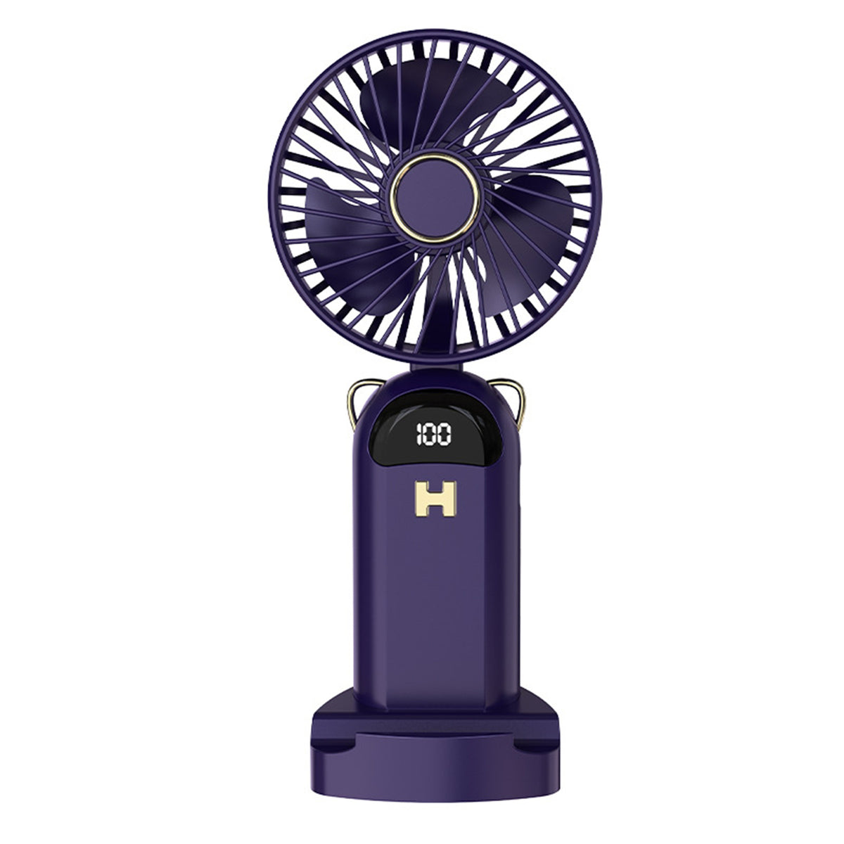 Mini Handheld Fan, Portable Personal Fan Hanging Neck Fan W/5 Speed Adjustable Fan