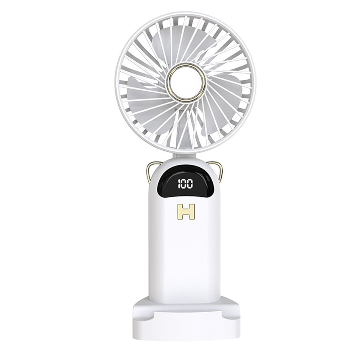 Mini Handheld Fan, Portable Personal Fan Hanging Neck Fan W/5 Speed Adjustable Fan