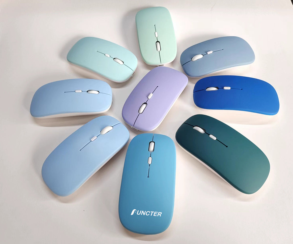 Wireless Mouse, Slim Silent Mouse 2.4G Portable Mobile Optical Office Mouse for Notebook...