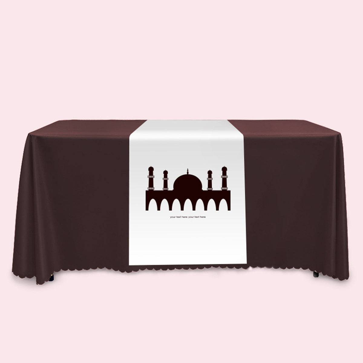 6' Table Cover Washable Polyester Tablecloth for 6' Table - Perfect for Wedding, Restaurant