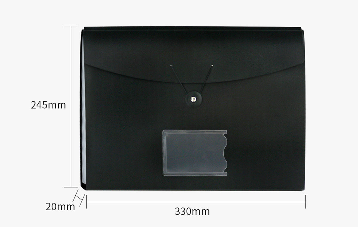 File Organizer 7 Pocket Expanding File Folder with Labels, Plastic Expandable File Folder
