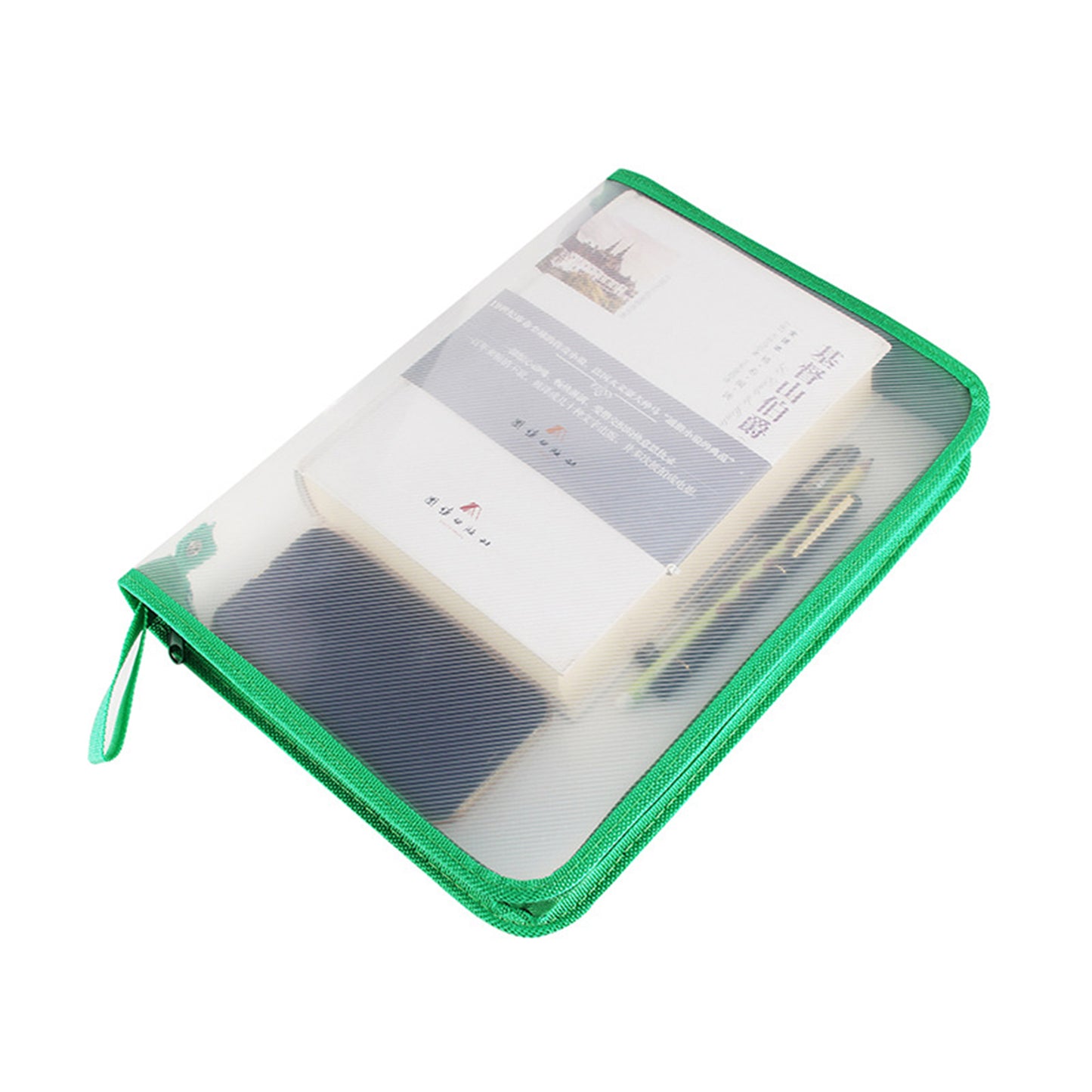 Clear Zip Plastic Envelopes A4 Zipper Document Folder Letter File Folder