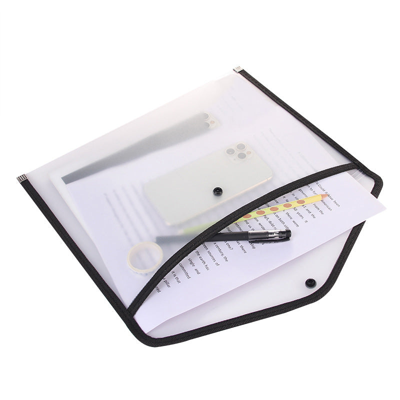 Plastic File Folder Poly Envelopes Document Folder with Snap Closure