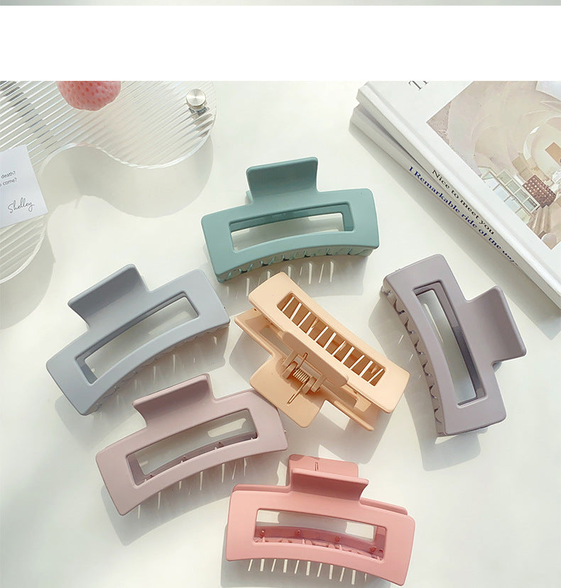 Hair Clips for Women Large Neutral Rectangle Hair Clips (Large)