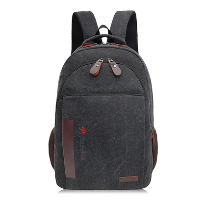 Canvas Backpack Large Capacity Computer Bag Casual Bag Student Schoolbag