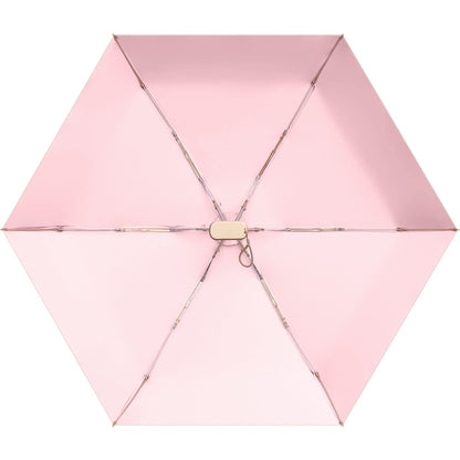 6 Fold Travel Lightweight Protable Pocket Mini Umbrella Manual Open 6 Panels Umbrella