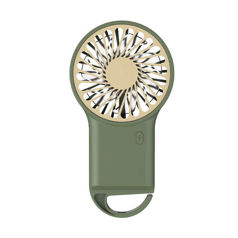 Rechargeable Mini Handheld Fan Phone Holder With Adjustable Wind Speed