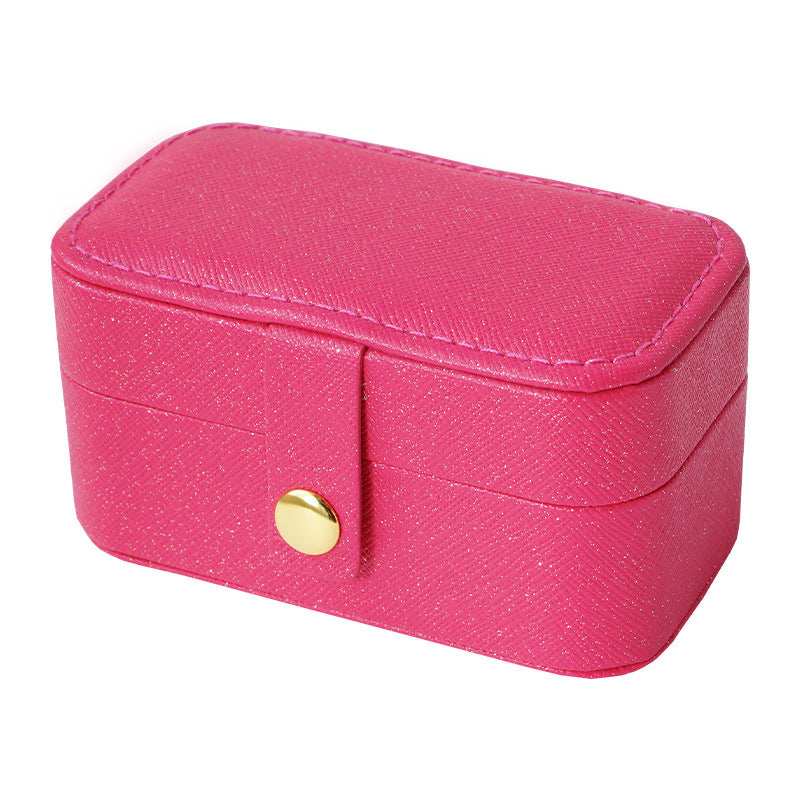 Mini Portable Jewelry Box Travel Jewelry Case