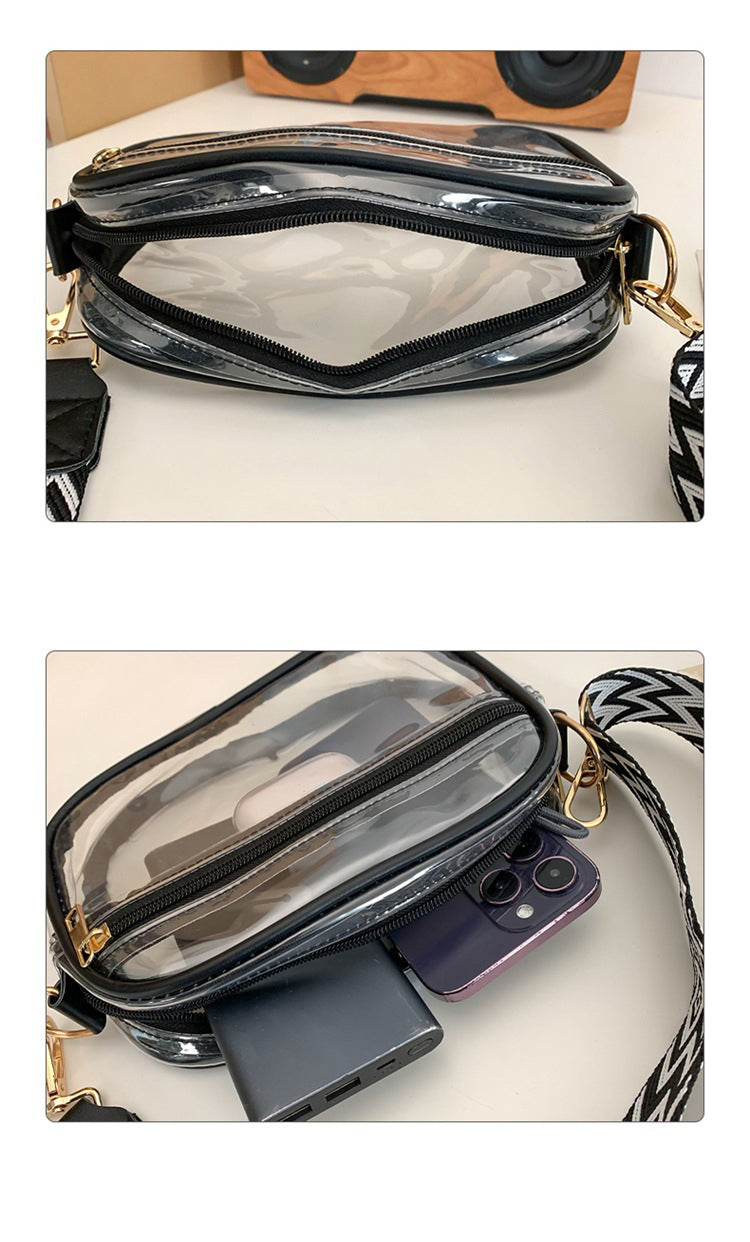Transparent PVC Fashion Crossbody Bags