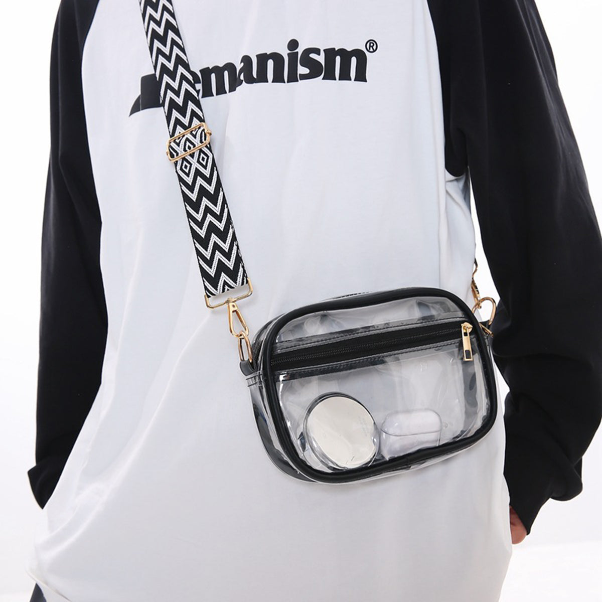 Transparent PVC Fashion Crossbody Bags