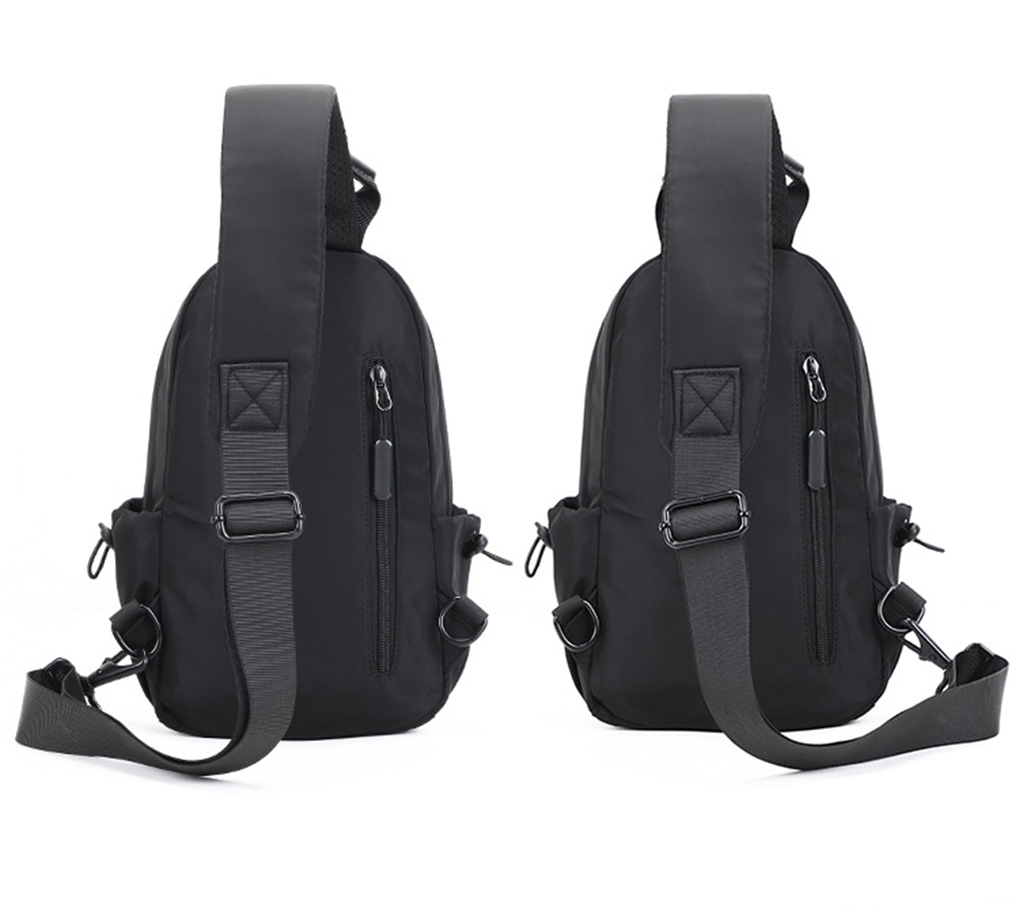 Sling Crossbody Backpack With USB Charger Chest Bag