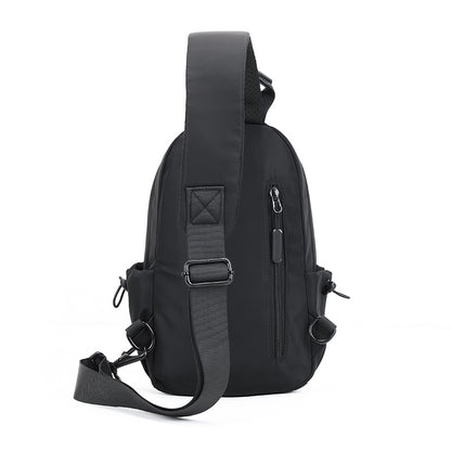 Sling Crossbody Backpack With USB Charger Chest Bag