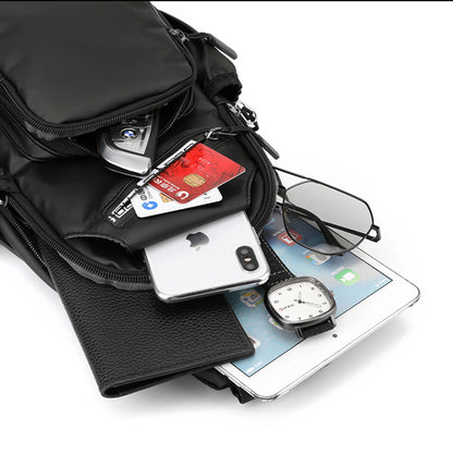 Crossbody Bag Chest Bag With Water Bottle Holder