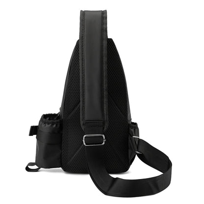 Crossbody Bag Chest Bag With Water Bottle Holder