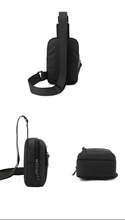Mini Sling Bag for Women Men Trendy Casual Phone Chest Bag Waterproof Crossbody Daypack