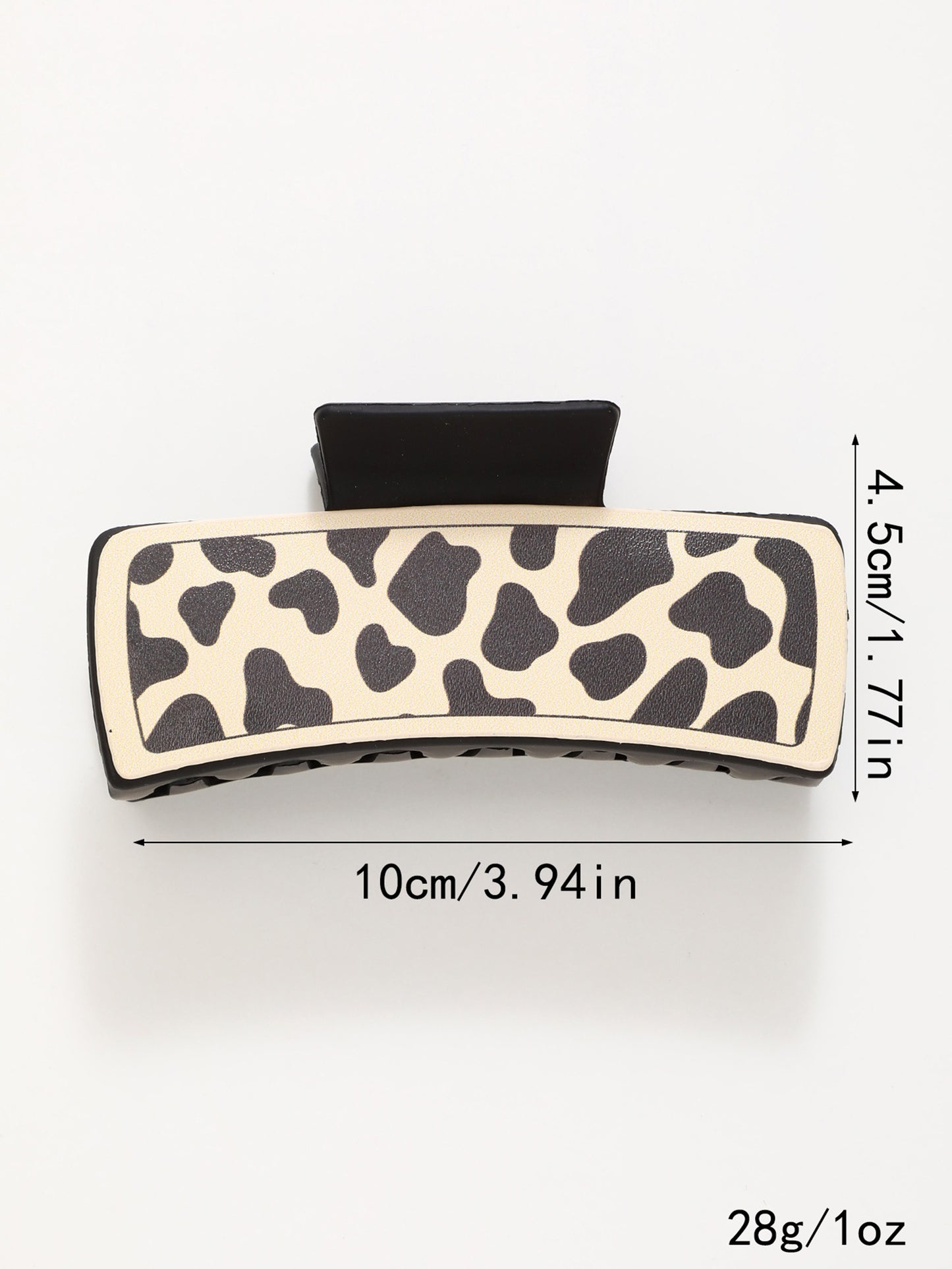 Hair Claw Clips for Women PU Leather Hairpins Traditional ( Large )