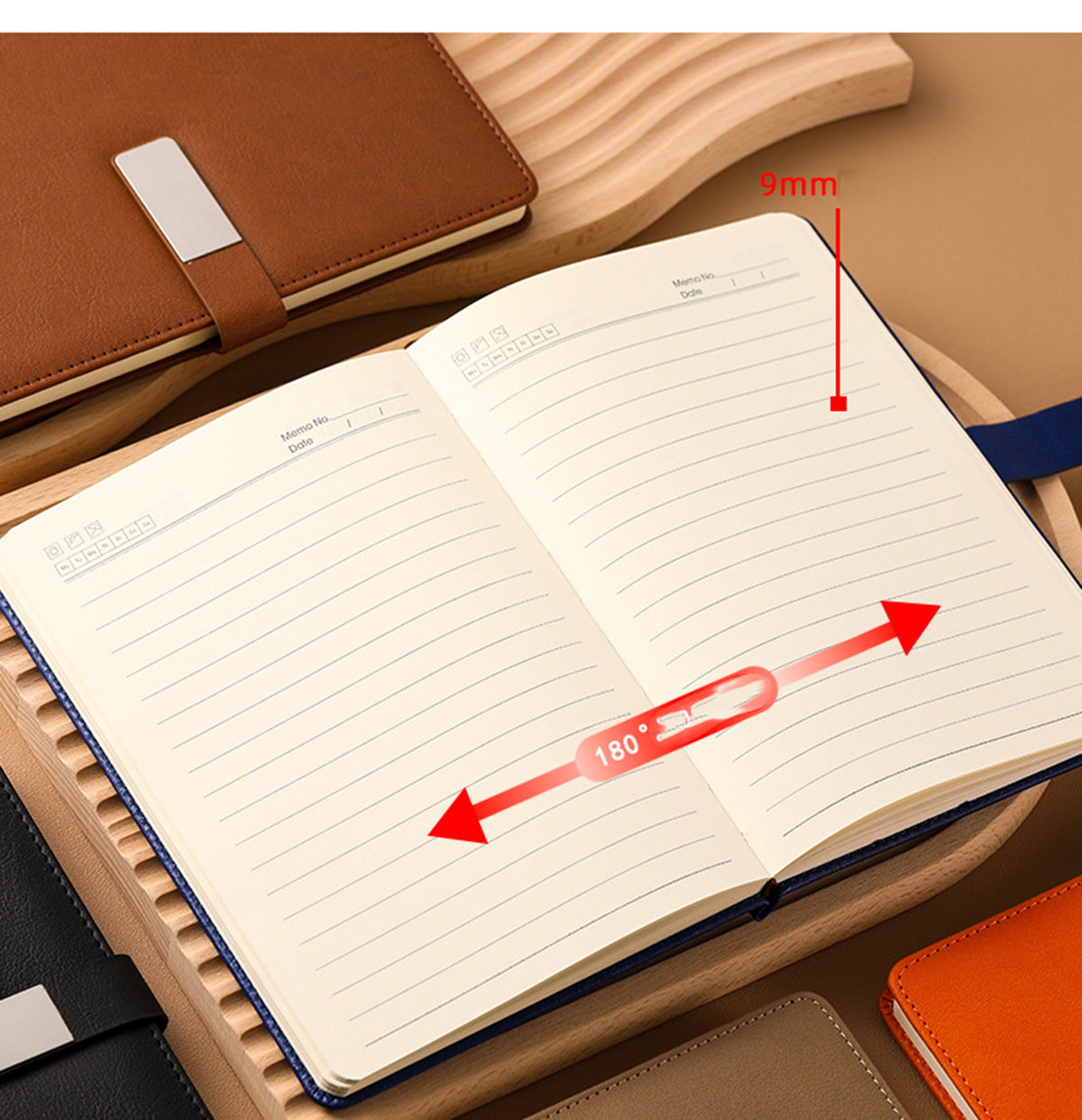 A5 Journal Notebook Lined 200 Pages College Ruled PU Leather Journals for Writing