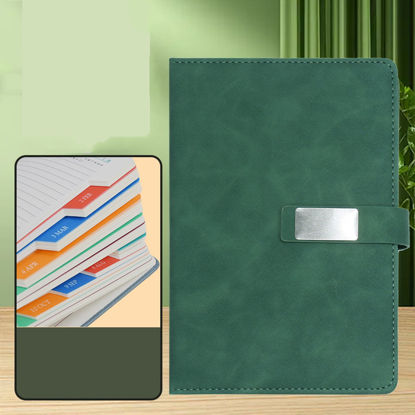 2026 Planner A5 Notepad PU Leather & Pen Gift Box Set