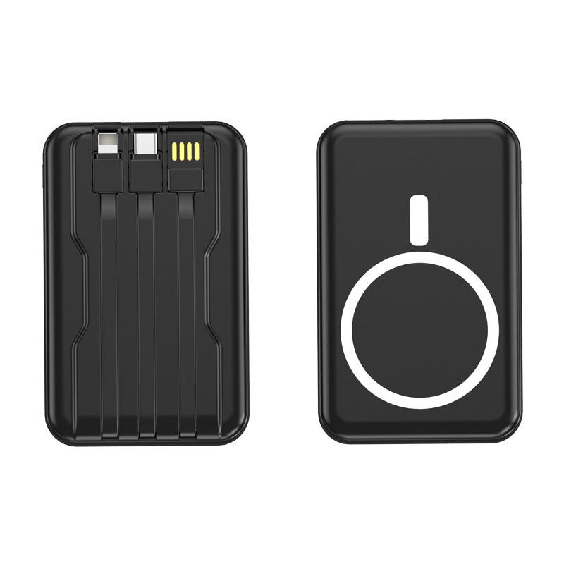 Magnetic Charging 10000 mAh Thin Power Bank Card Shape Power Bank